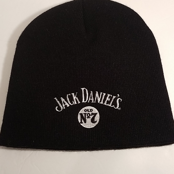 Jack Daniels Old No 7 Black Beanie Hat 